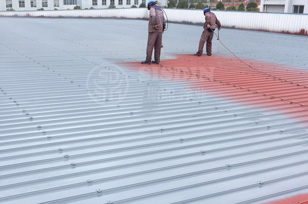 耐久型系列彩钢瓦翻新专用漆用于大型厂房金属屋面翻新防腐